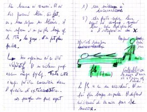 Notes pour une version du scénario du « Serpent de feu »